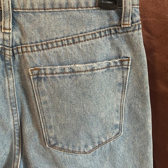 Simple Society Y2K light wash distressed stars rhinestones high rise jeans 5/27 - Picture 5 of 16